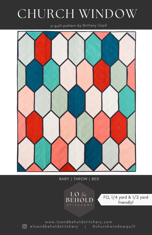 Church Window by Lo & Behold Stitchery