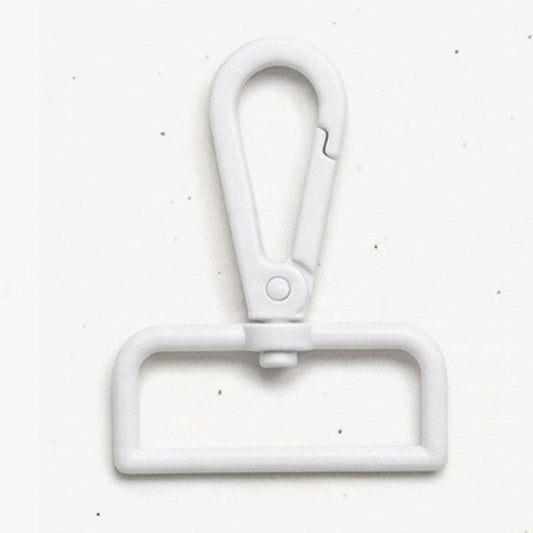 White 1.5" Swivel Snap Hook