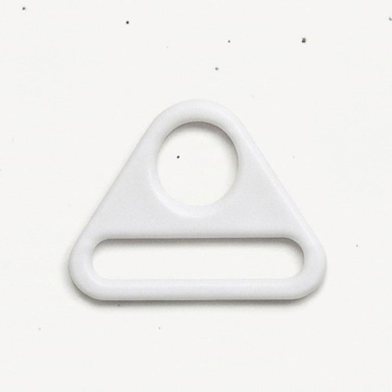 White 1.5" Triangle Ring