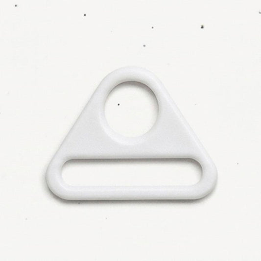 White 1.5" Triangle Ring
