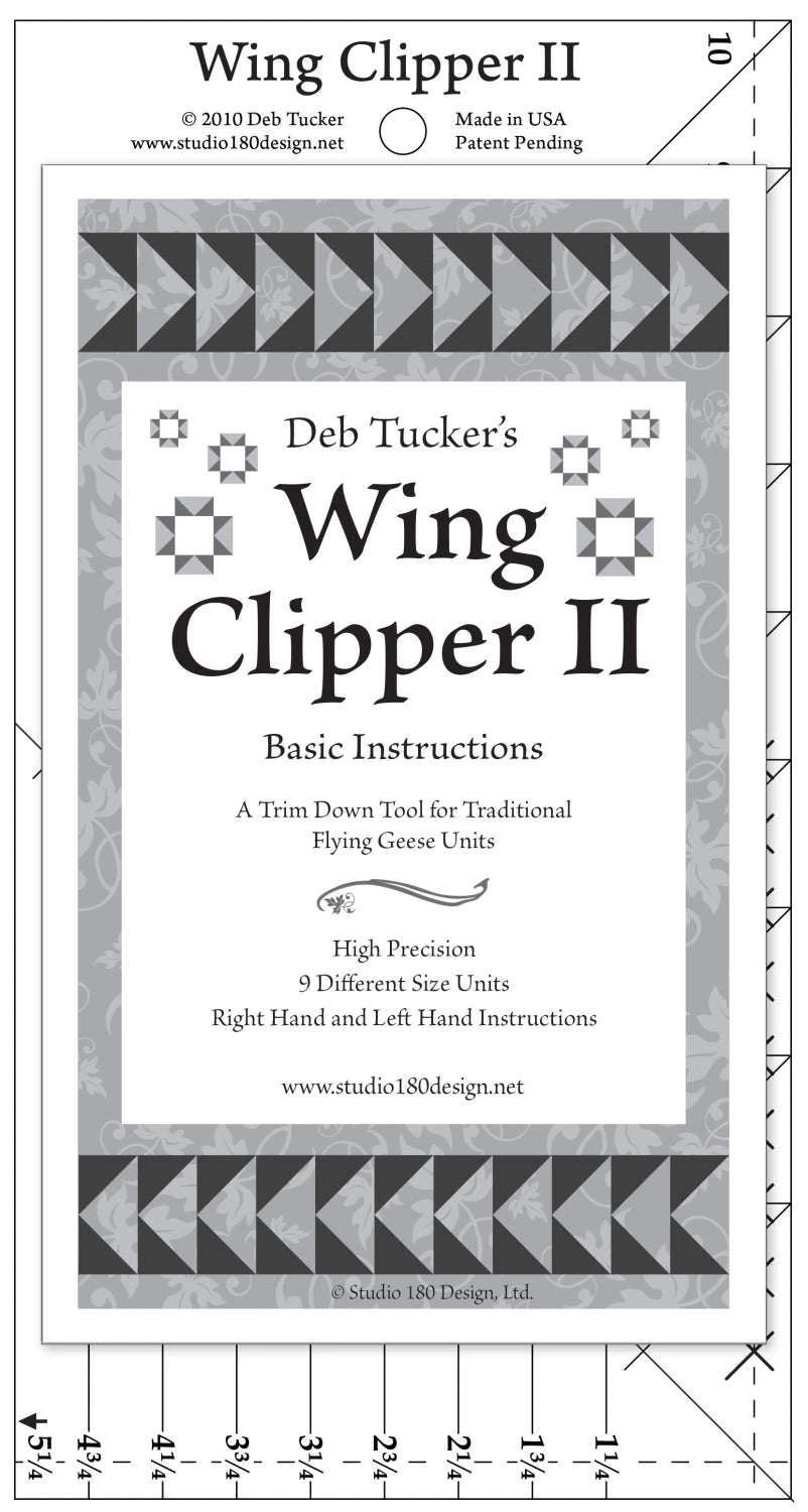 Wing Clipper II Flying Geese Ruler